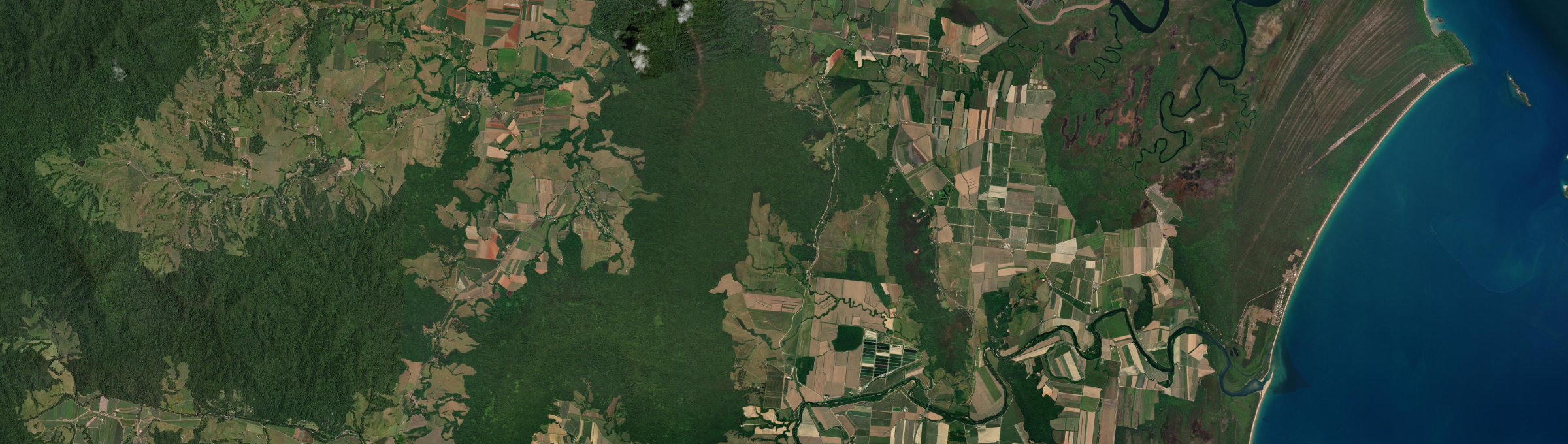 Aerial view of Warrubullen, QLD