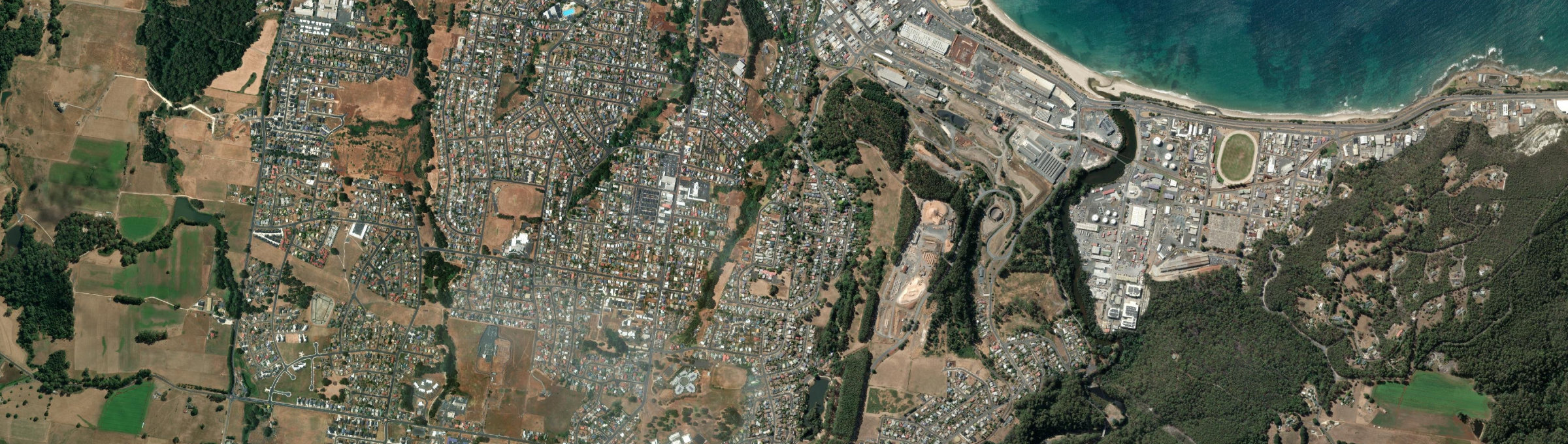 Aerial view of Brooklyn (Tas.), TAS