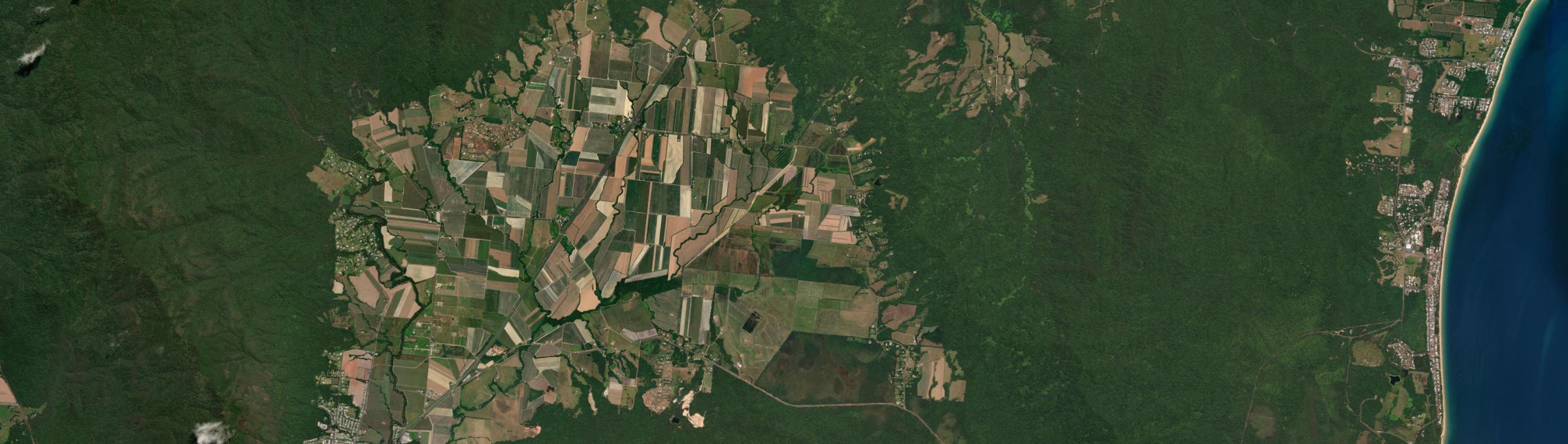 Aerial view of East Feluga, QLD