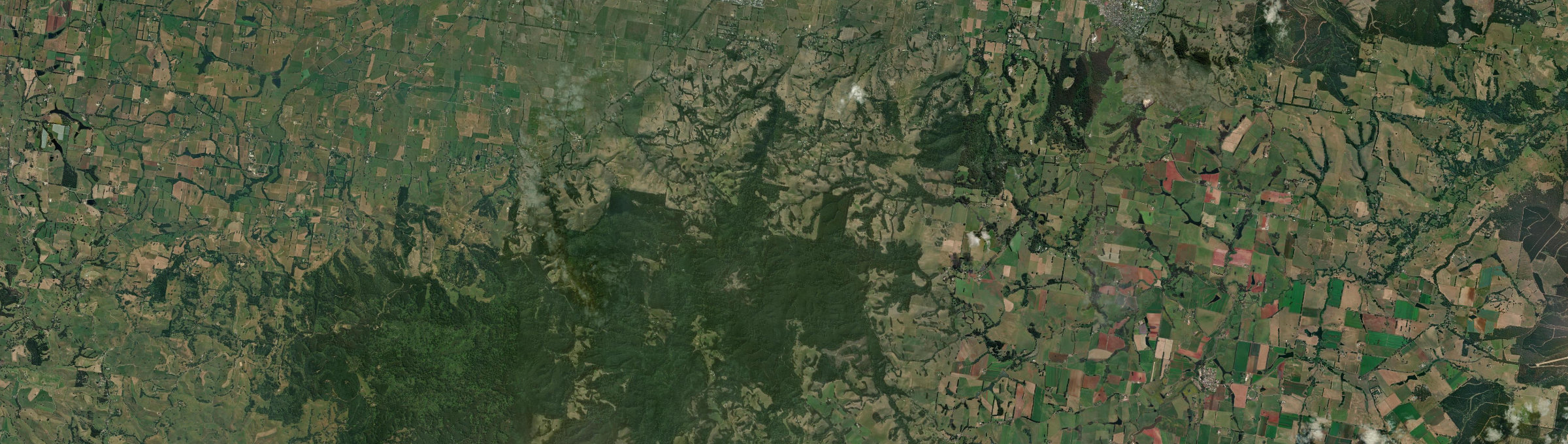 Aerial view of Yarragon South, VIC