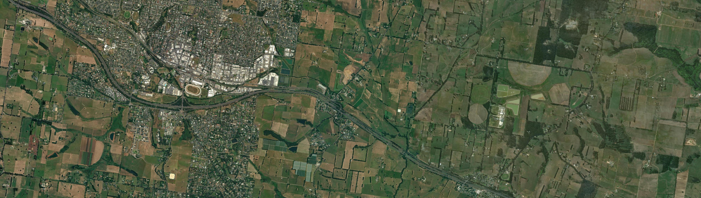 Aerial view of Nilma, VIC