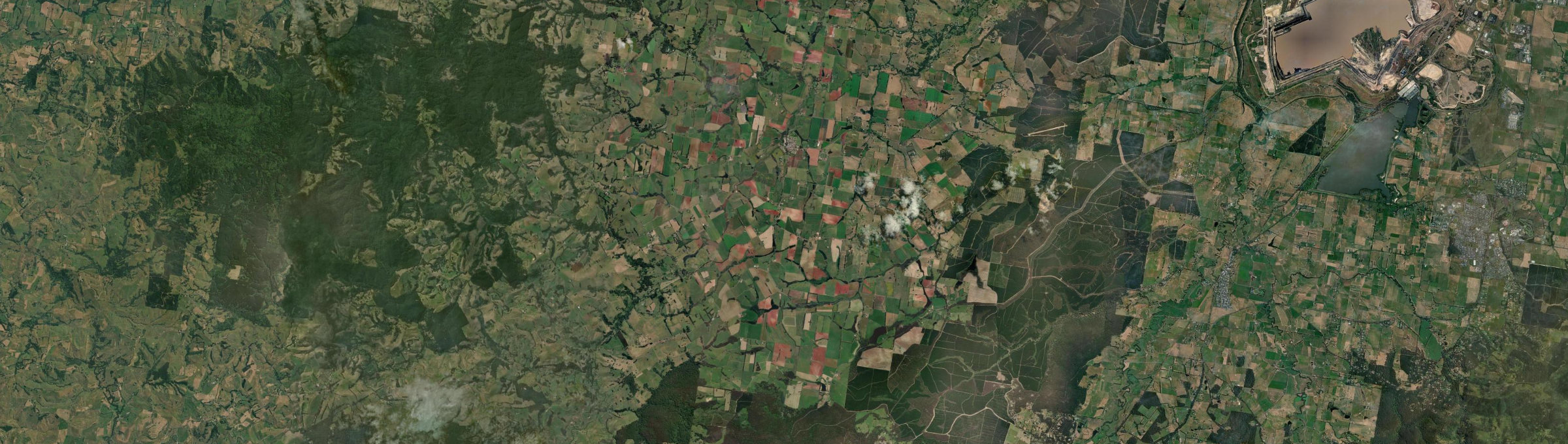 Aerial view of Thorpdale, VIC