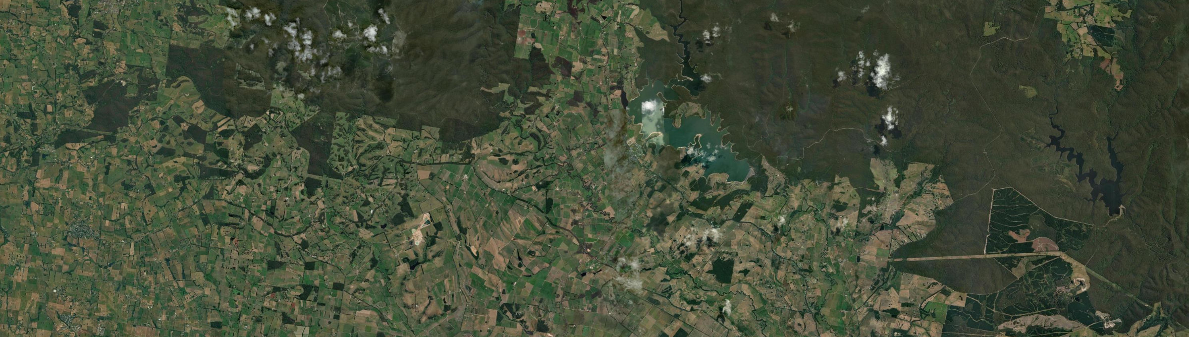 Aerial view of Willow Grove, VIC