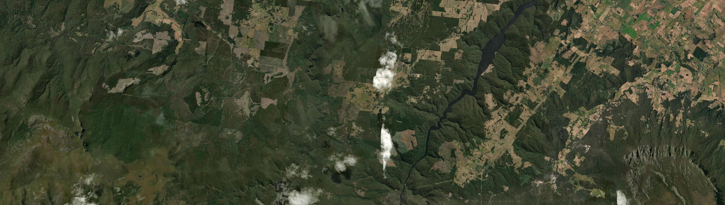 Aerial view of Erriba, TAS