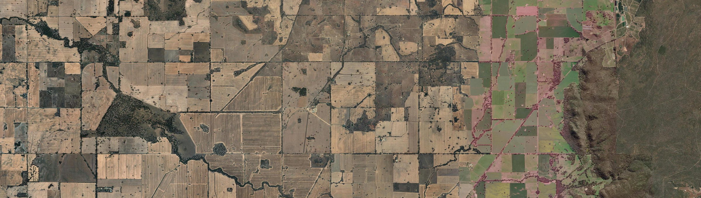 Aerial view of Bungeet, VIC