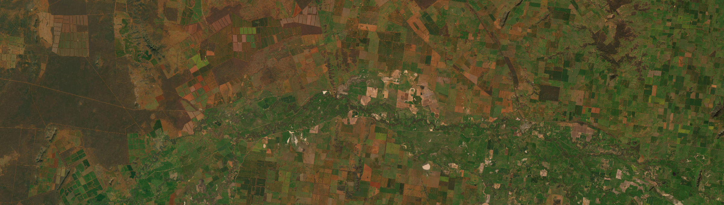 Aerial view of Kiacatoo, NSW