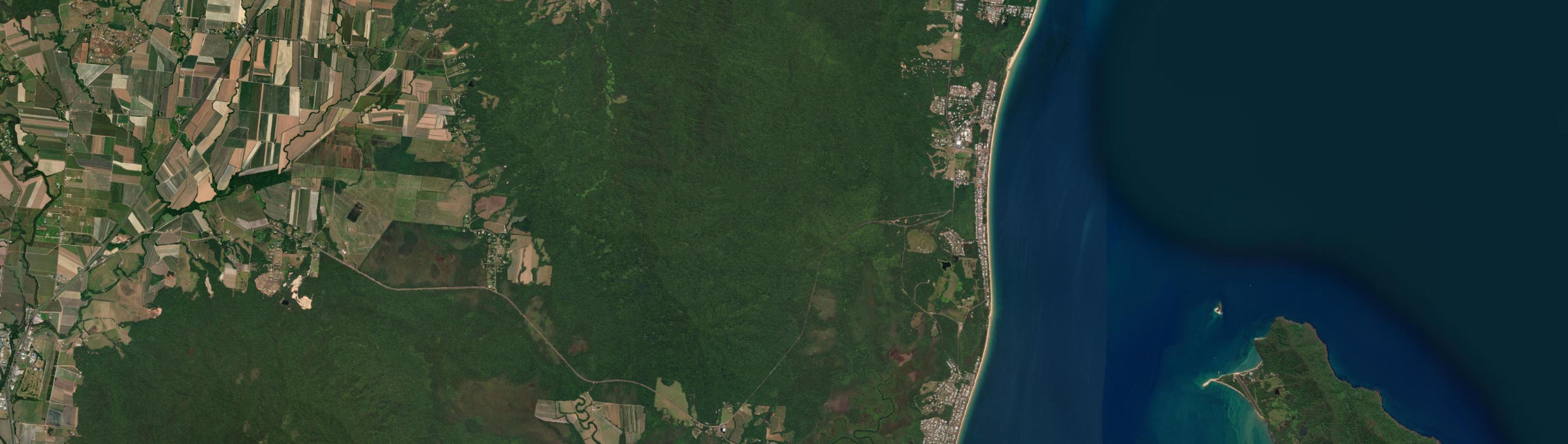 Aerial view of Tam O'Shanter, QLD