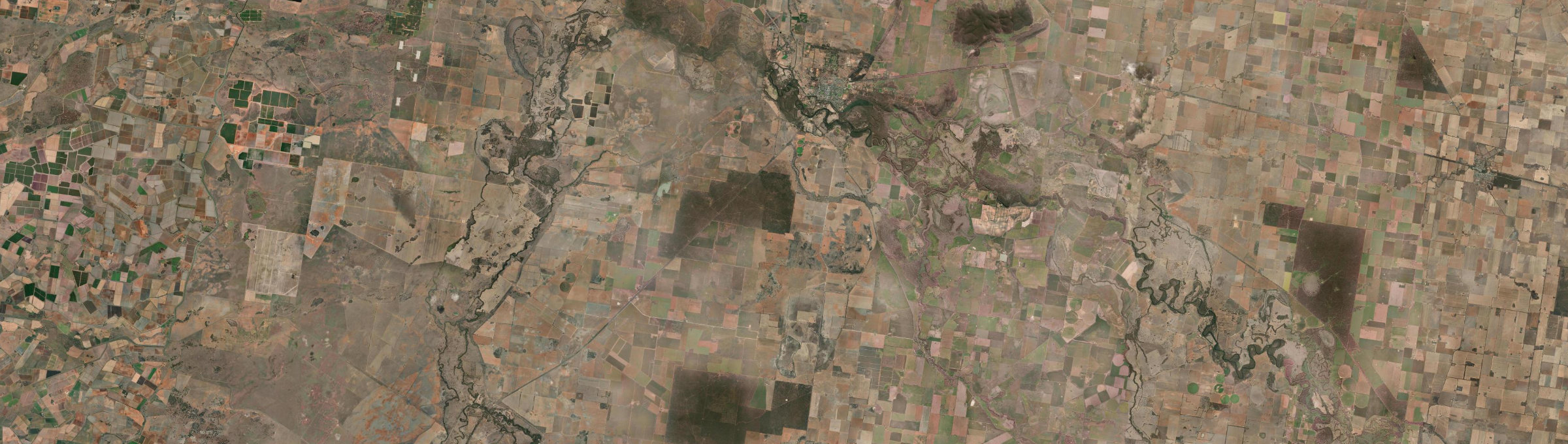 Aerial view of Gillenbah, NSW