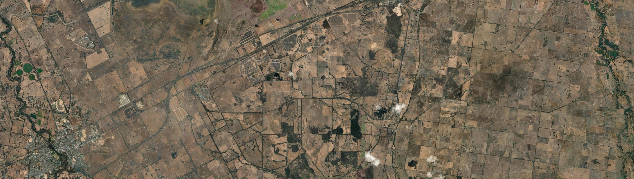 Aerial view of Glenrowan West, VIC