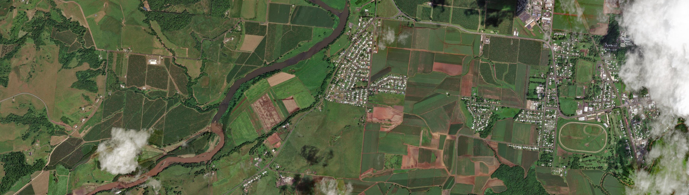 Aerial view of Belvedere, QLD