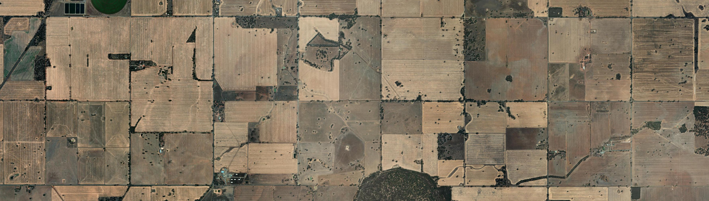 Aerial view of Yarrawonga South, VIC