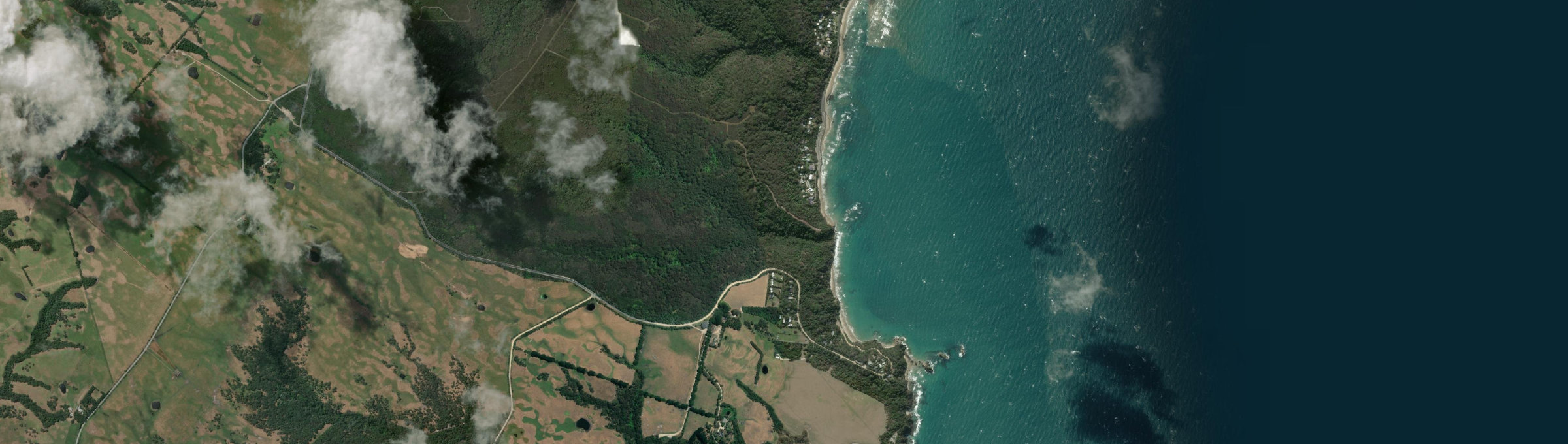Aerial view of Walkerville South, VIC
