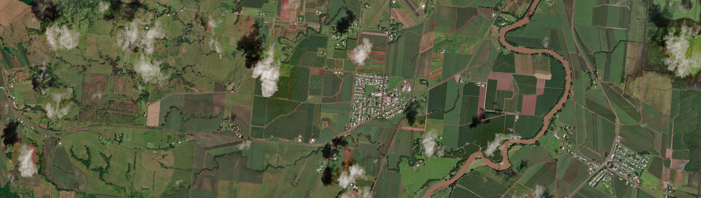 Aerial view of Wangan, QLD