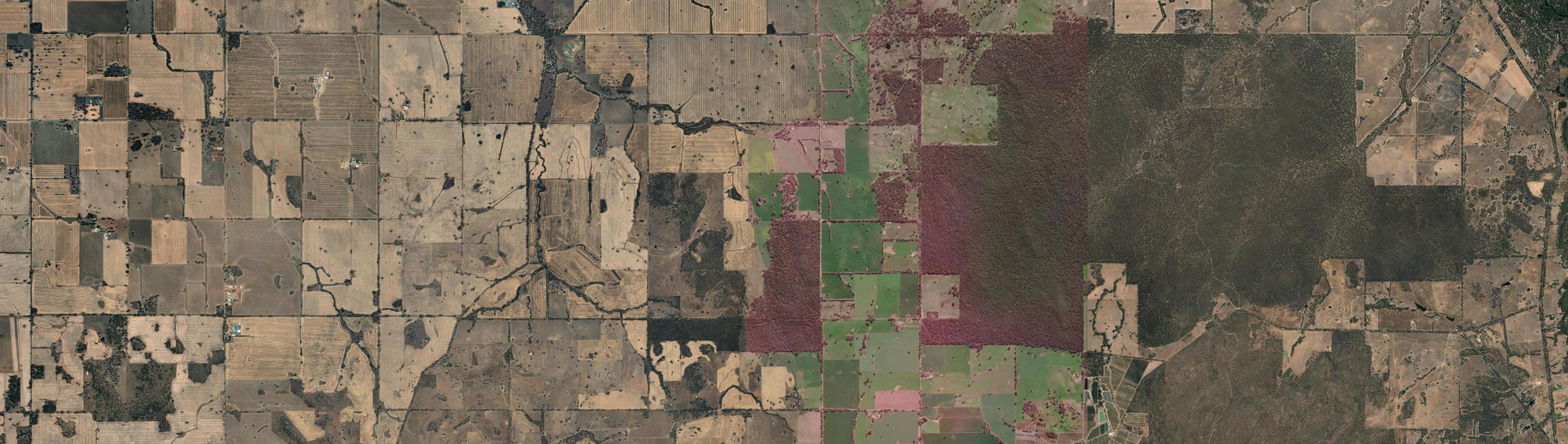 Aerial view of Boweya North, VIC