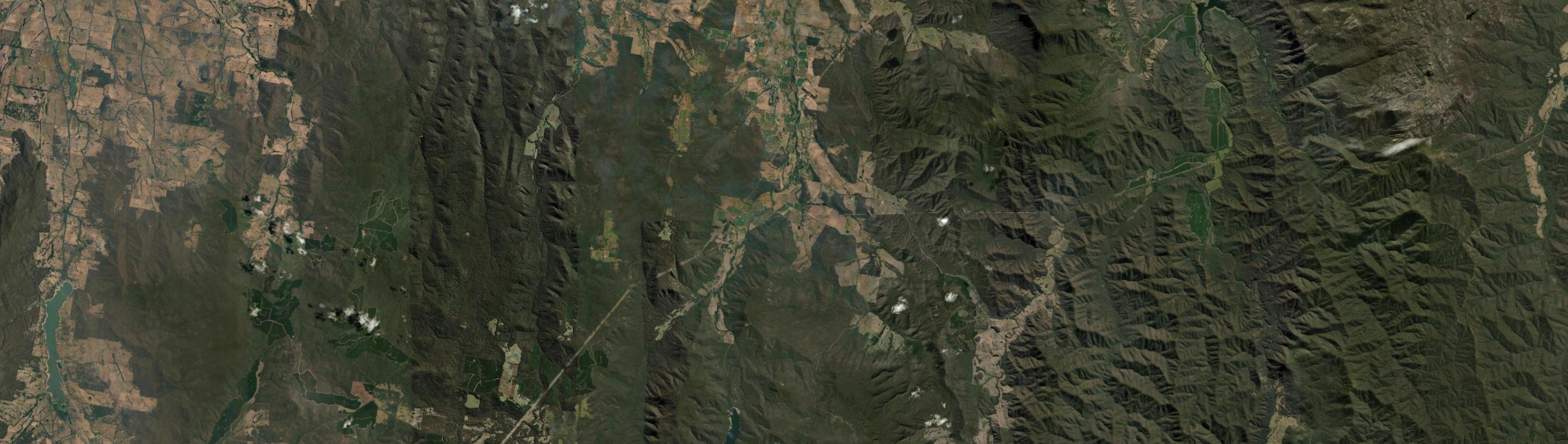 Aerial view of Cheshunt, VIC