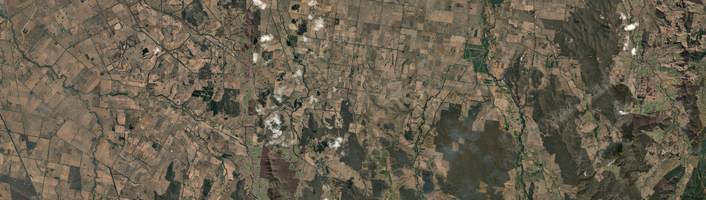 Aerial view of Hansonville, VIC