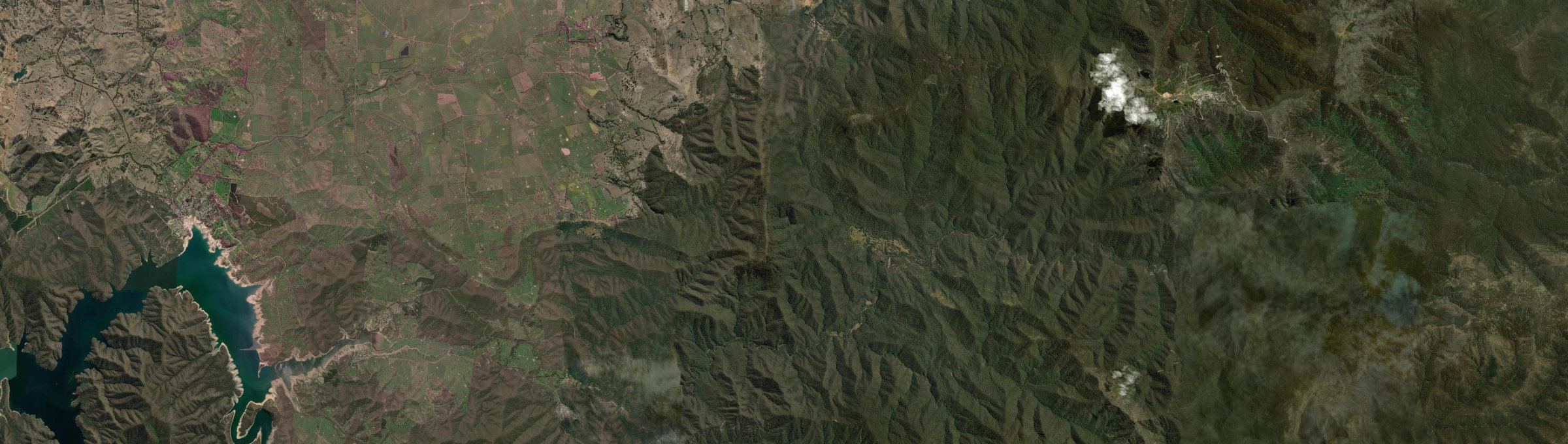 Aerial view of Howqua Hills, VIC