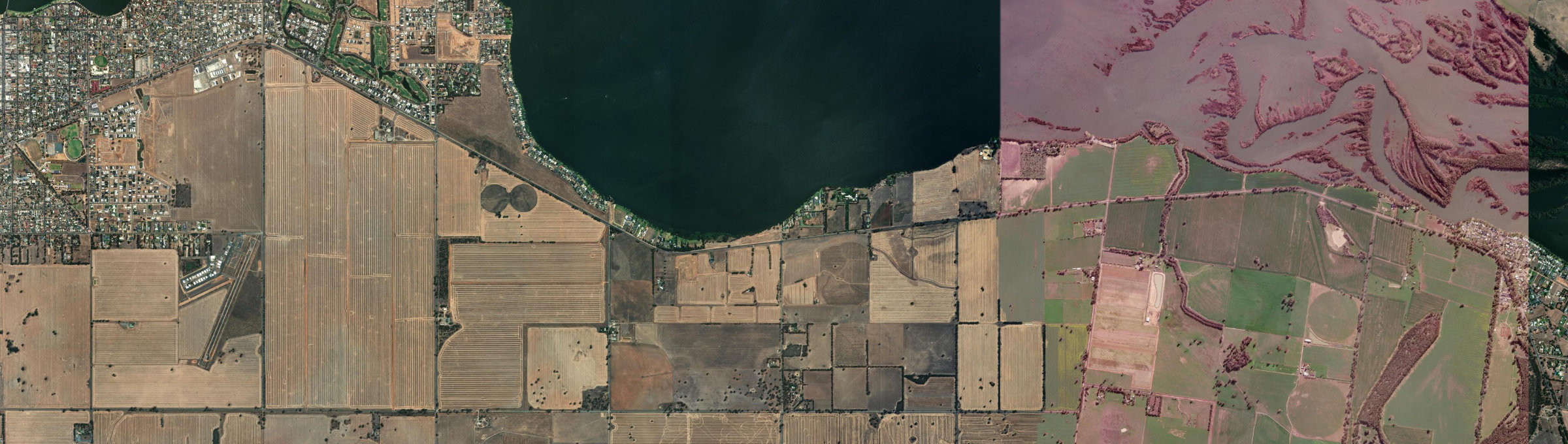 Aerial view of Bathumi, VIC