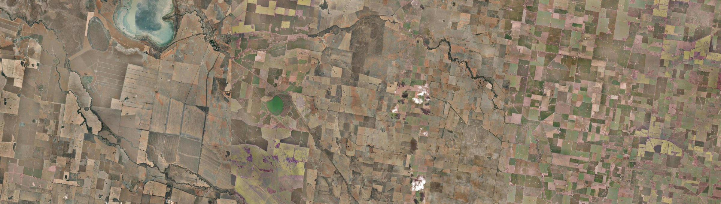 Aerial view of Bidgeemia, NSW