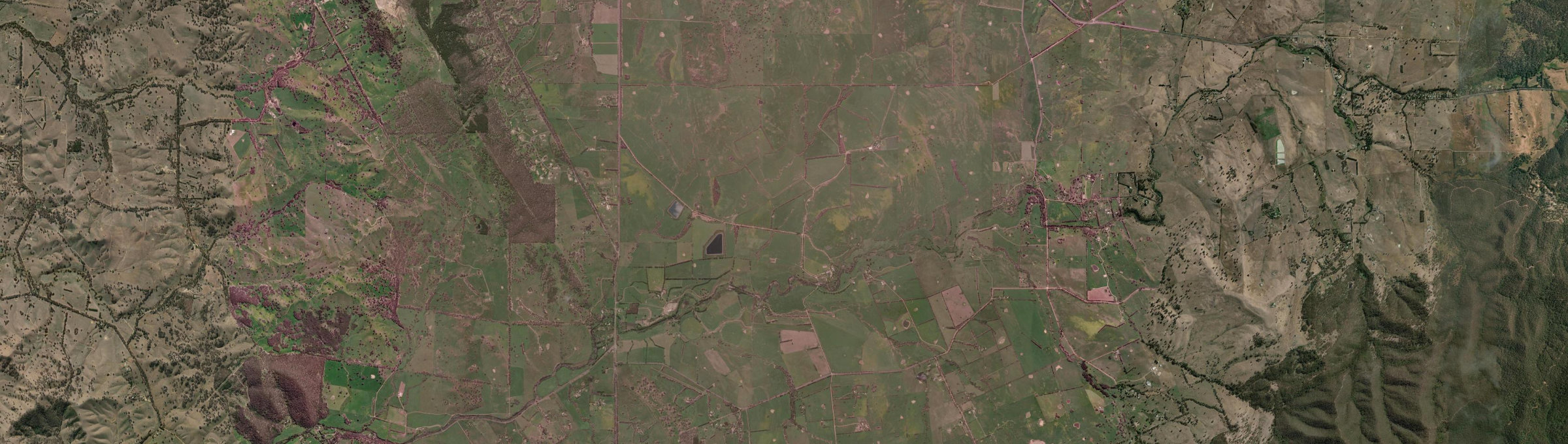 Aerial view of Delatite, VIC