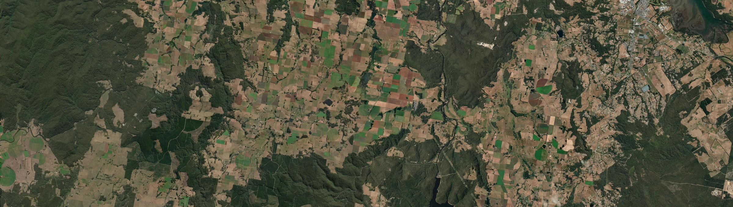 Aerial view of Kindred, TAS