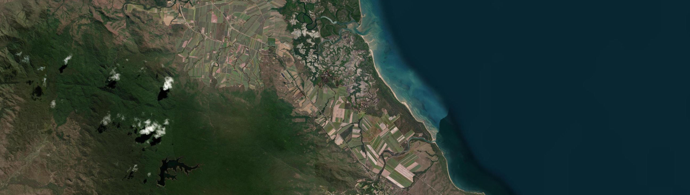 Aerial view of Coolbie, QLD
