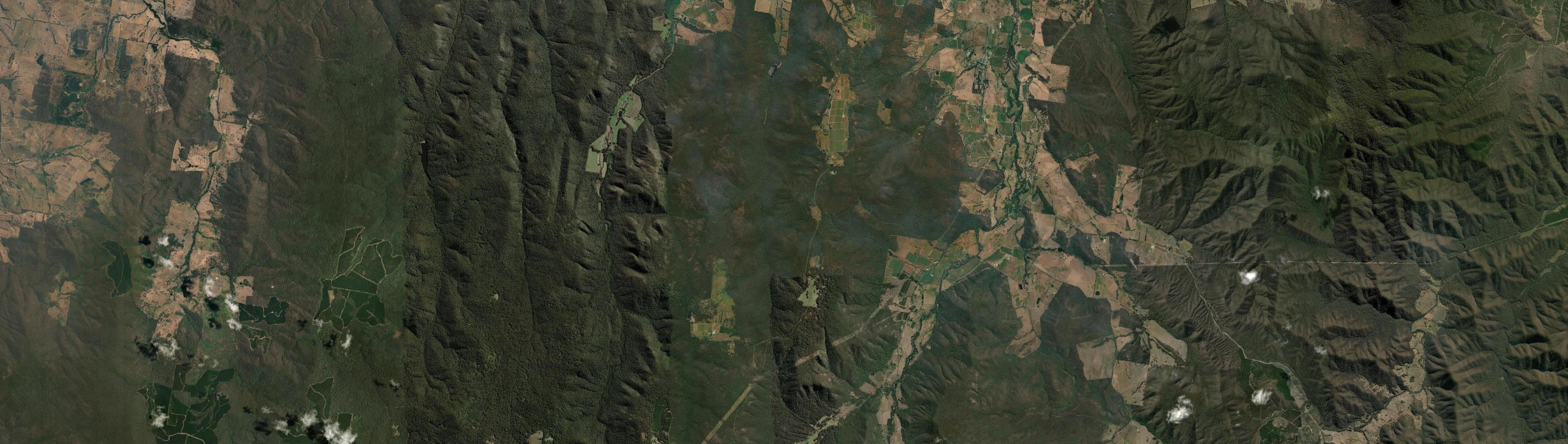 Aerial view of Whitlands, VIC