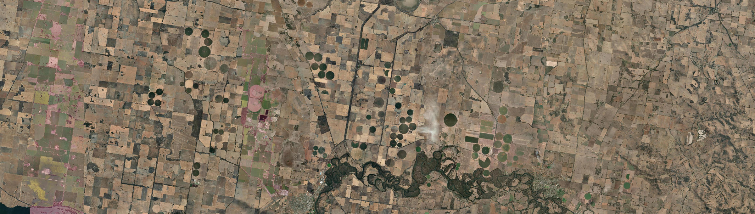 Aerial view of Hopefield, NSW