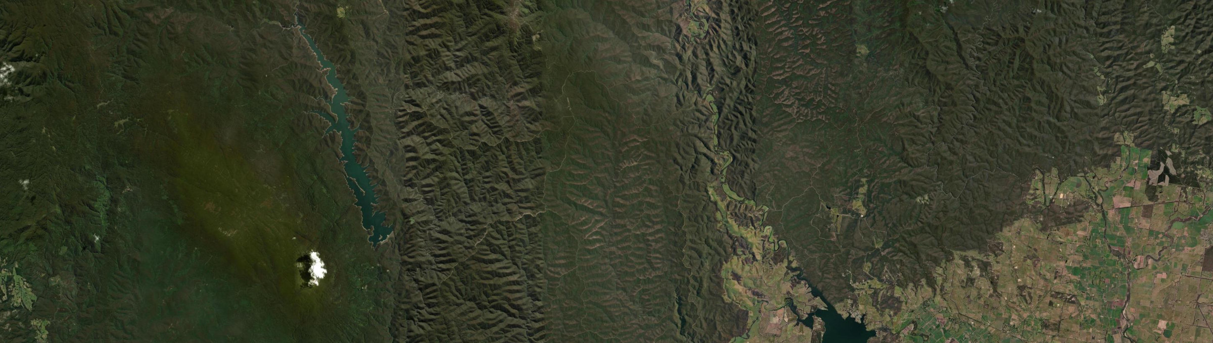 Aerial view of Yangoura, VIC