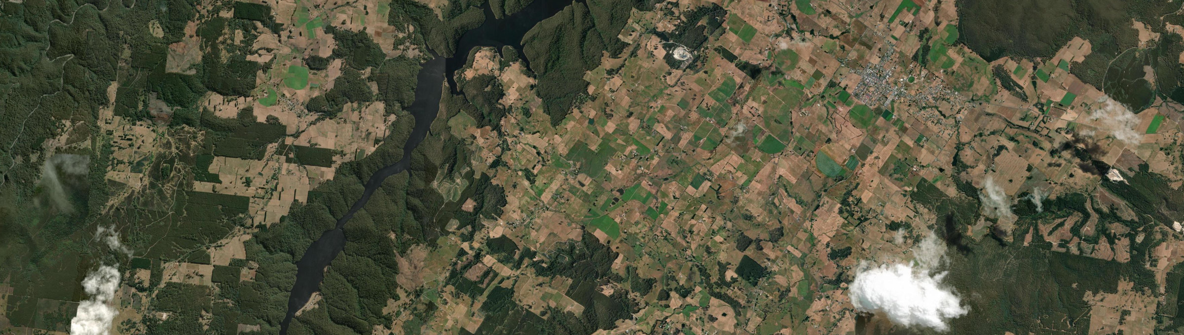 Aerial view of West Kentish, TAS
