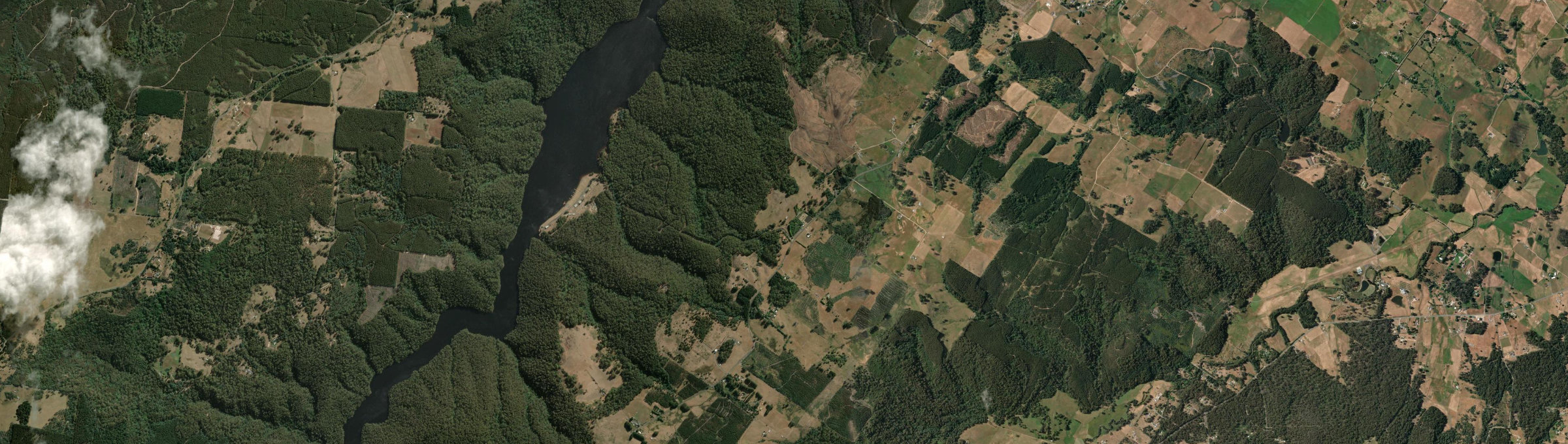 Aerial view of Promised Land, TAS