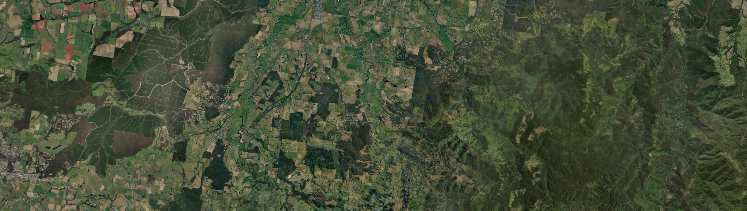 Aerial view of Yinnar South, VIC
