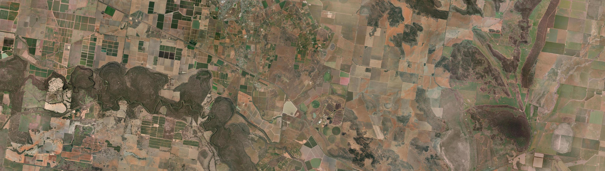 Aerial view of Merungle Hill, NSW