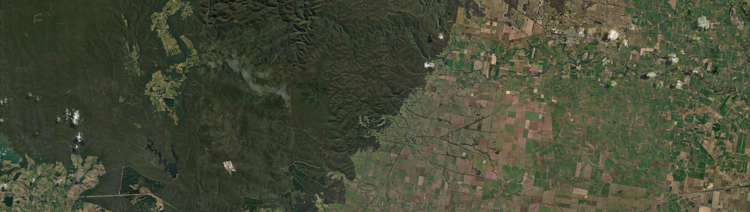 Aerial view of Toongabbie (Vic.), VIC
