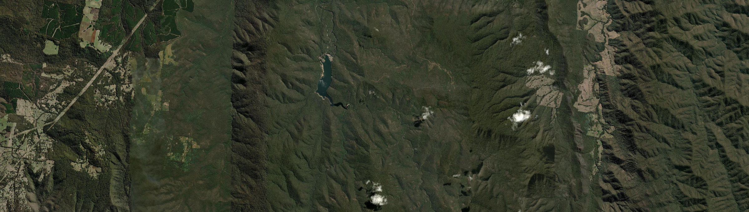 Aerial view of Cheshunt South, VIC