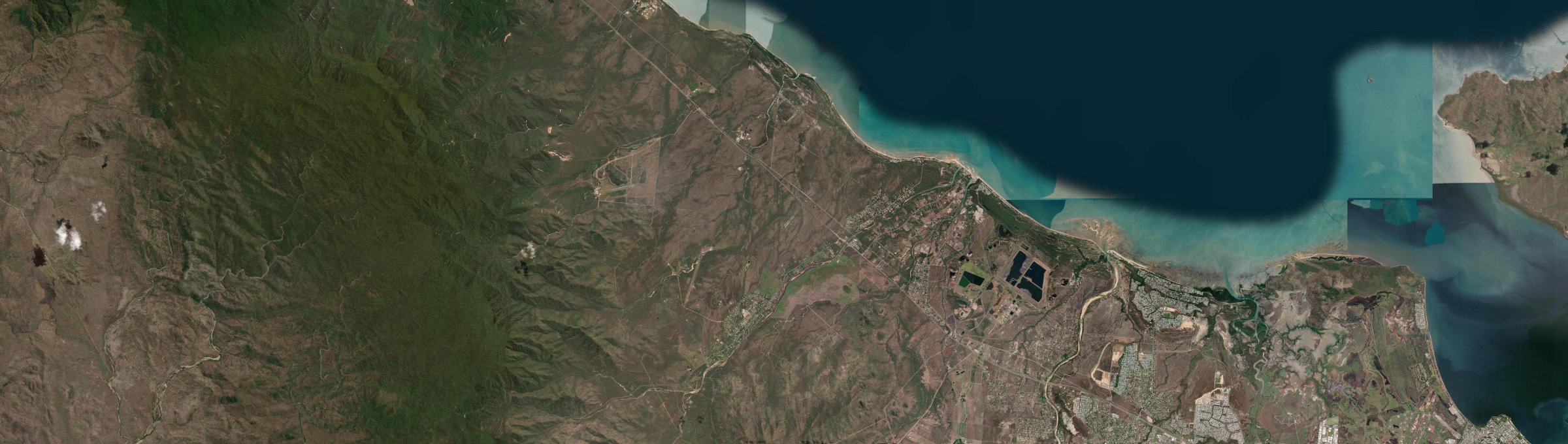 Aerial view of Bluewater, QLD
