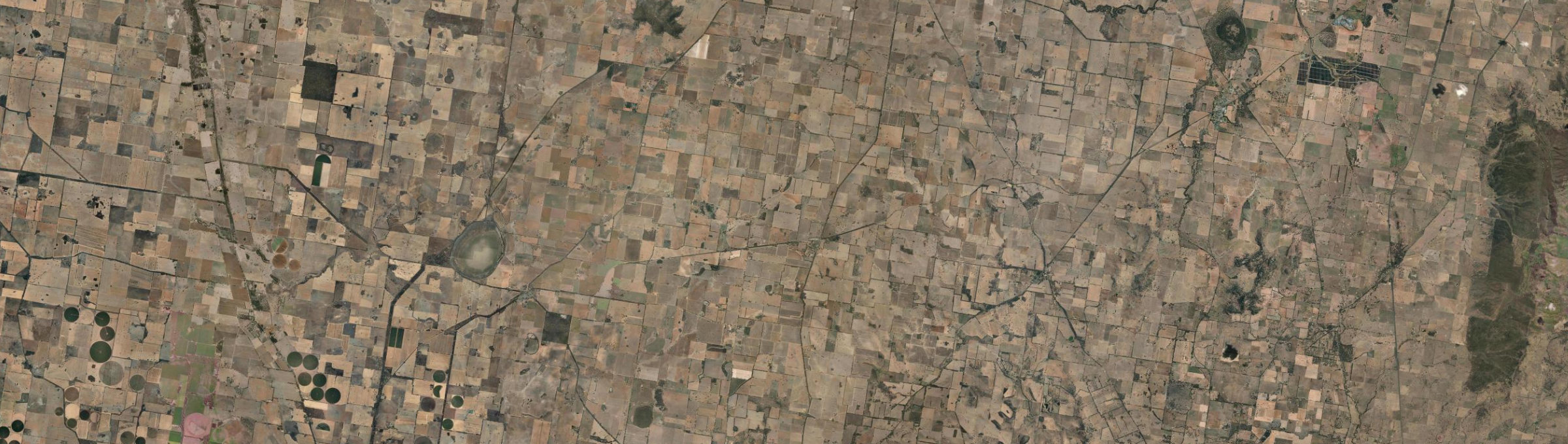 Aerial view of Brocklesby, NSW