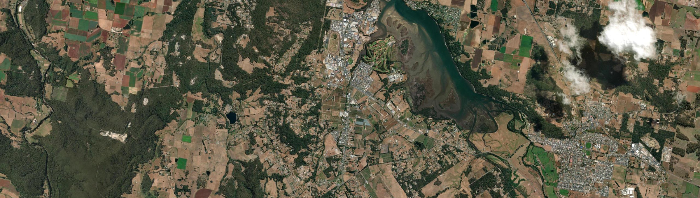 Aerial view of Spreyton, TAS
