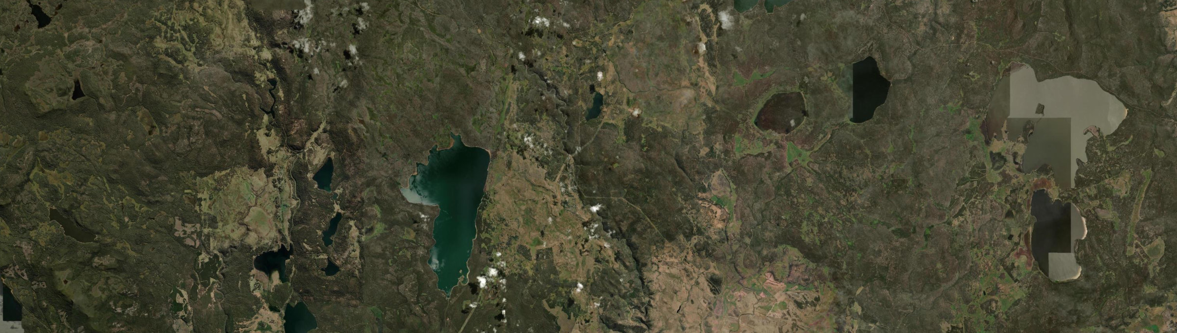 Aerial view of Waddamana, TAS
