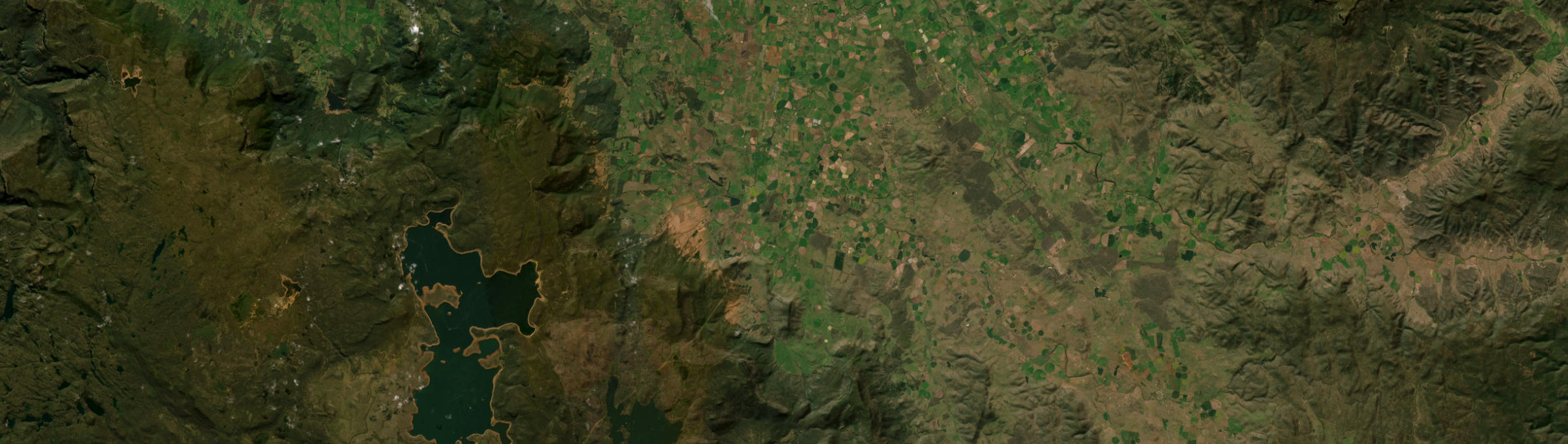 Aerial view of Cressy (Tas.), TAS