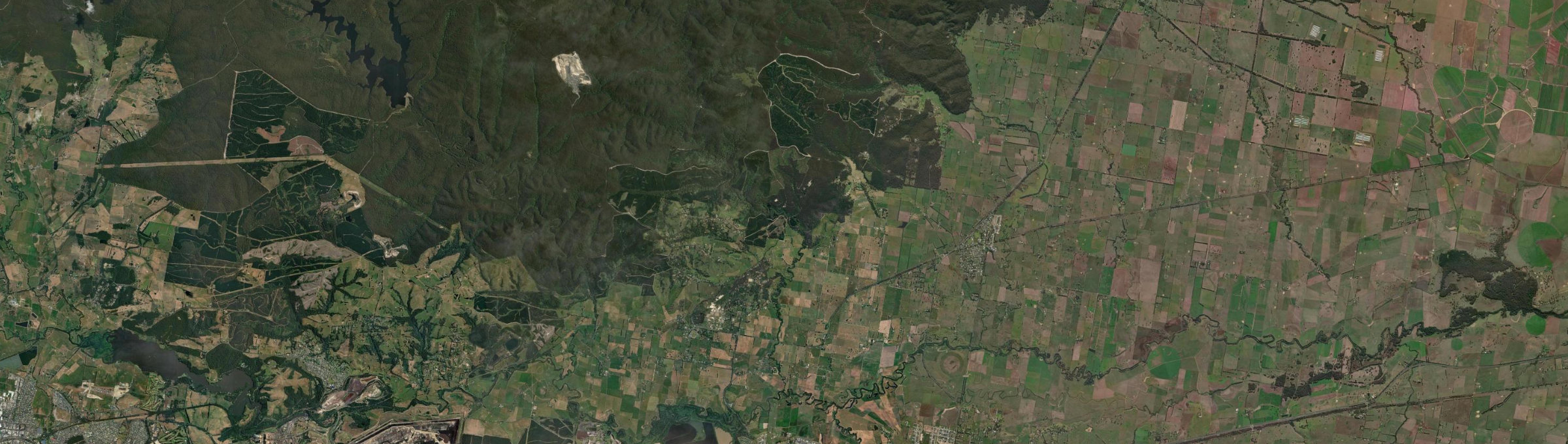 Aerial view of Glengarry West, VIC