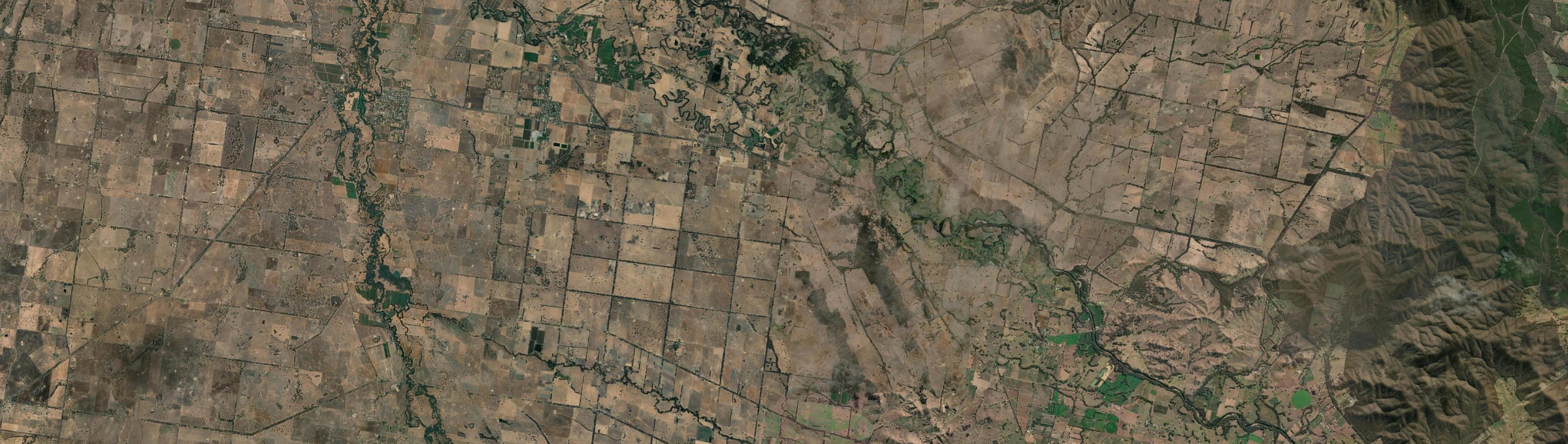 Aerial view of Markwood, VIC