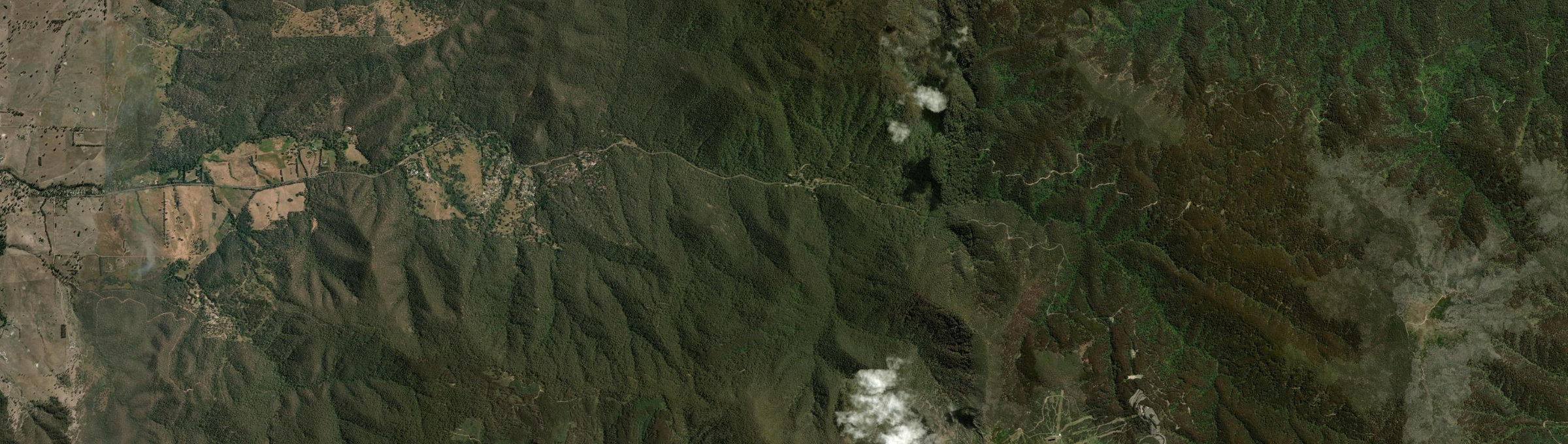 Aerial view of Mirimbah, VIC
