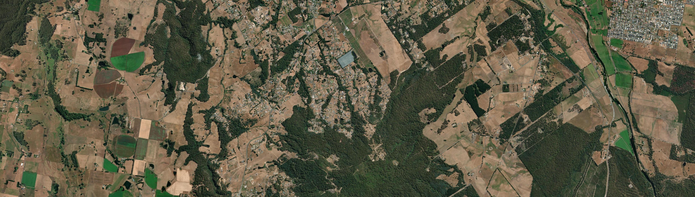 Aerial view of South Spreyton, TAS