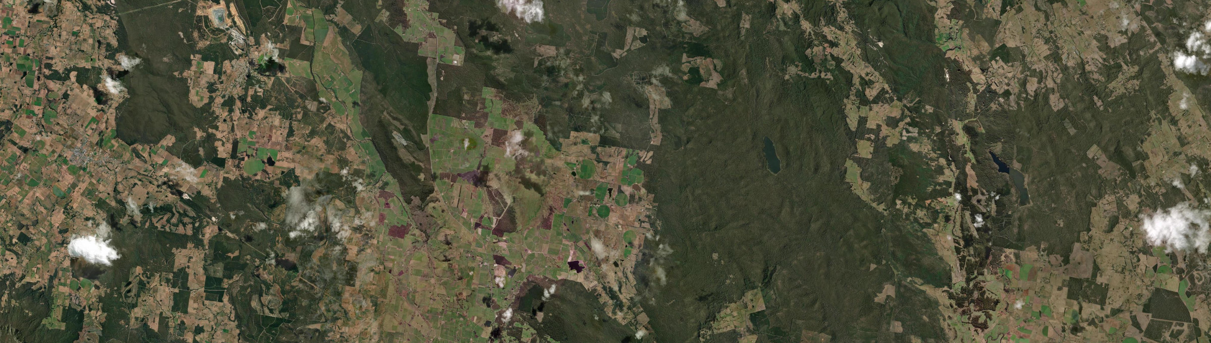 Aerial view of Parkham, TAS