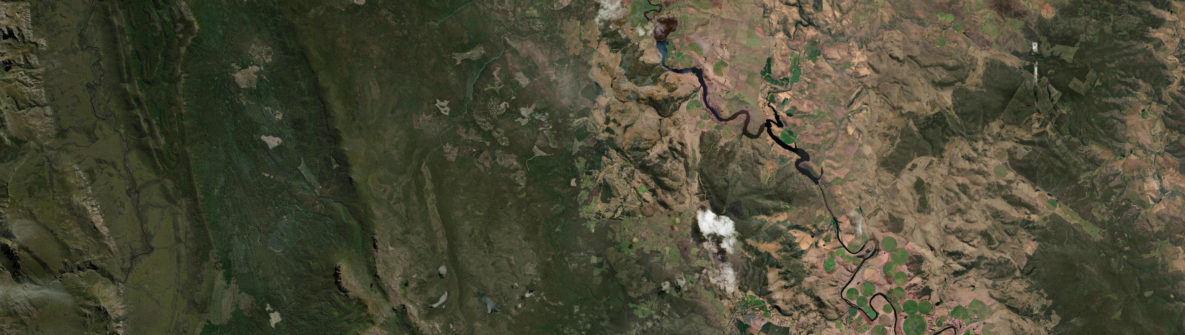 Aerial view of Ellendale (Tas.), TAS