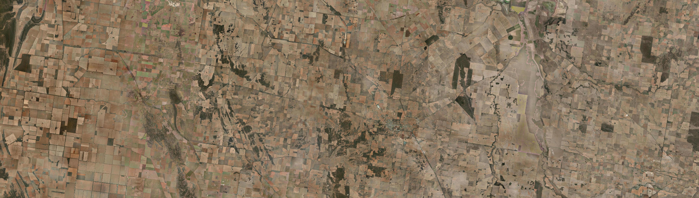 Aerial view of West Wyalong, NSW