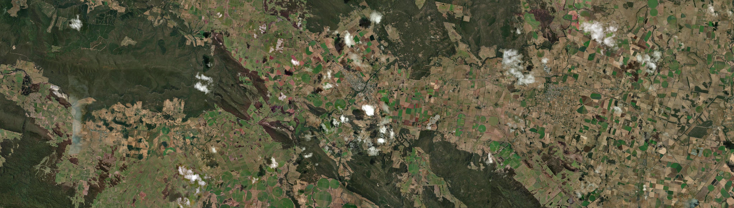 Aerial view of Deloraine, TAS