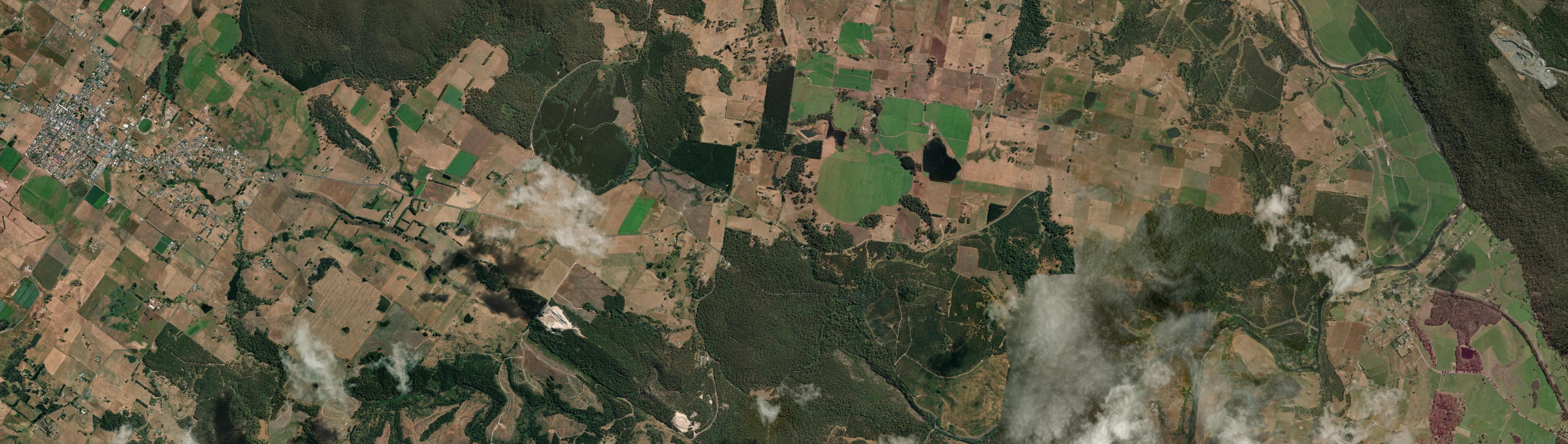 Aerial view of Stoodley, TAS