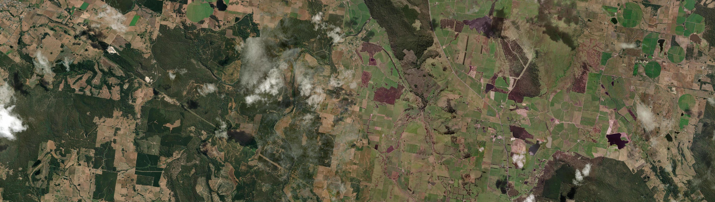 Aerial view of Kimberley (Tas.), TAS